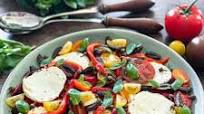 Caprese Salad with Capers and Olives Caprese Salad with Capers and Olives