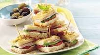 Basil-Turkey Mini Focaccia Sandwiches Basil-Turkey Mini Focaccia Sandwiches