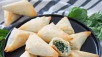 Spanakopita triangles Spanakopita triangles