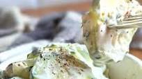 Healthy Cucumber Salad with Greek Yogurt Healthy Cucumber Salad with Greek Yogurt