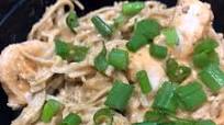 Chicken Alfredo with edamame pasta Chicken Alfredo with edamame pasta