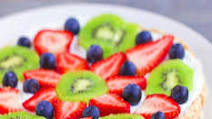 Fruit Pizza–With A Flourless Sugar Cookie Crust Fruit Pizza–With A Flourless Sugar Cookie Crust