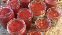 Raw Strawberry Rhubarb Freezer Jam Raw Strawberry Rhubarb Freezer Jam