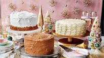 Eggnog Spice Cake with Bourbon Custard Filling and Eggnog Buttercream Eggnog Spice Cake with Bourbon Custard Filling and Eggnog Buttercream