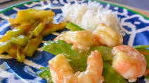 Air Fryer Shrimp and Snow Peas Air Fryer Shrimp and Snow Peas