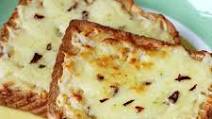 Garlic cheese toast Garlic cheese toast