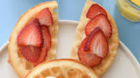 Easter Bunny Waffles Easter Bunny Waffles