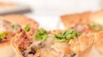 Easy Beef and Bean Enchilada Cups Easy Beef and Bean Enchilada Cups