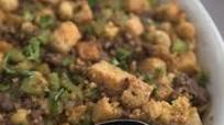 Keto Spicy Sausage and Cheddar Stuffing Keto Spicy Sausage and Cheddar Stuffing
