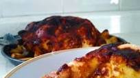 Pollo con Salsa BBQ al Horno Pollo con Salsa BBQ al Horno