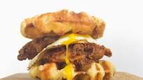 Chicken and Waffles Breakfast Sandwich Chicken and Waffles Breakfast Sandwich