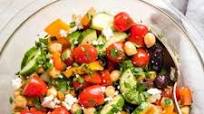 Greek Chickpea Salad Greek Chickpea Salad