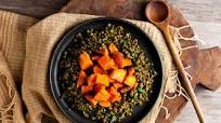 Warm Lentil Salad With Balsamic Roast Squash Warm Lentil Salad With Balsamic Roast Squash