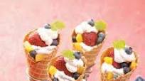 Summertime Fruit Cones Summertime Fruit Cones