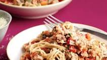 Spaghetti with Spicy Turkey Meat Sauce Spaghetti with Spicy Turkey Meat Sauce
