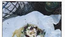 Black Cod with Olives and Potatoes in Parchment Black Cod with Olives and Potatoes in Parchment