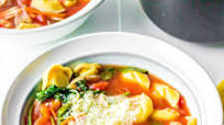 Slow Cooker Chicken Tortellini Soup Slow Cooker Chicken Tortellini Soup
