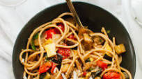 Roasted Ratatouille with Spaghetti Roasted Ratatouille with Spaghetti