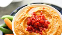 Spicy Roasted Red Pepper Hummus Spicy Roasted Red Pepper Hummus