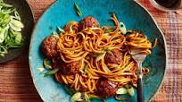 Korean Meatballs and Noodles Korean Meatballs and Noodles