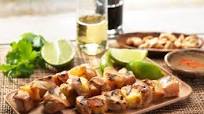 Thai Grilled Chicken Satay with Pineapple Thai Grilled Chicken Satay with Pineapple