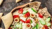 Layered Hummus Dip Layered Hummus Dip