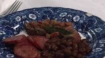 Baked Beans with Black Duck Breasts and Linguiça Sausages Baked Beans with Black Duck Breasts and Linguiça Sausages