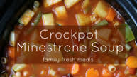 Crockpot Minestrone Soup Crockpot Minestrone Soup
