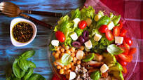 Protein Rich Italian style Caprese Salad Protein Rich Italian style Caprese Salad