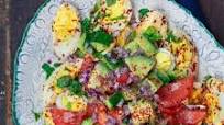 Healthy Egg Salad, Mediterranean-Style Healthy Egg Salad, Mediterranean-Style