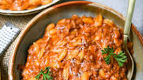 Creamy Vegan Beef and Shells (Instant Pot) Creamy Vegan Beef and Shells (Instant Pot)