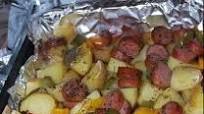 SMOKED SAUSAGE AND POTATO BAKE SMOKED SAUSAGE AND POTATO BAKE
