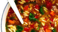 Italian Sausage and Orzo Soup Italian Sausage and Orzo Soup