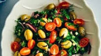 Mediterranean Green Olive Salad Mediterranean Green Olive Salad