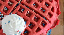 Red, White and Blue Waffles Red, White and Blue Waffles