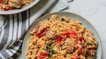 1-Pot Chicken Sausage Orzo Recipe 1-Pot Chicken Sausage Orzo Recipe