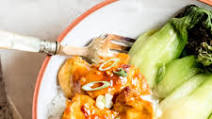 Instant Pot Apricot Ginger Chicken Thighs with Bok Choy Instant Pot Apricot Ginger Chicken Thighs with Bok Choy