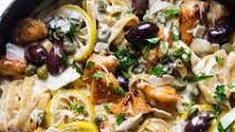 One Pot Creamy Mediterranean Chicken Pasta Recipe One Pot Creamy Mediterranean Chicken Pasta Recipe