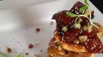 Waffles, Bbq Duck With Apples & 5 Spice Caramel Waffles, Bbq Duck With Apples & 5 Spice Caramel