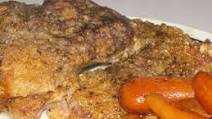 Breaded baked Pork steak Breaded baked Pork steak