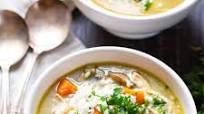 Instant Pot Chicken Soup with “Rice” {Paleo, Whole30 Instant Pot Chicken Soup with “Rice” {Paleo, Whole30
