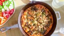 Sausage Pan Pizza Sausage Pan Pizza