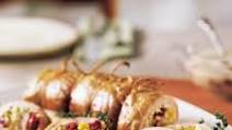 Fruit-Stuffed Pork Tenderloins with Mustard-Cranberry Sauce Fruit-Stuffed Pork Tenderloins with Mustard-Cranberry Sauce