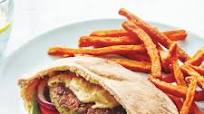 Falafel Burgers with Hummus Falafel Burgers with Hummus