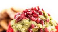 Minted Guacamole & Pomegranate Seeds Minted Guacamole & Pomegranate Seeds