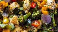15 Minute Healthy Roasted Chicken and Veggies (One Pan) 15 Minute Healthy Roasted Chicken and Veggies (One Pan)