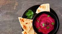 Beetroot and horseradish hummus Beetroot and horseradish hummus
