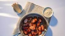 Kielbasa with Mustard Dip Kielbasa with Mustard Dip