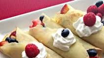 Sweet Crepes with Summer Fruits Sweet Crepes with Summer Fruits