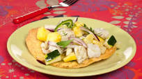 Tostadas de ceviche verde - Bruno Oteiza Tostadas de ceviche verde - Bruno Oteiza